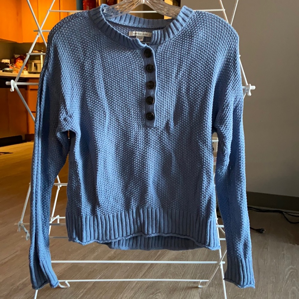 American Eagle light blue sweater—size XS